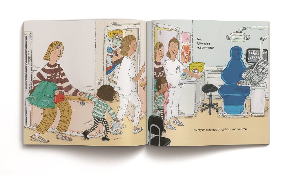 Pepe idzie do dentysty - książeczka dla dzieci o przygodach młodego chłopca 
